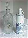 Glass and porcelain bottles