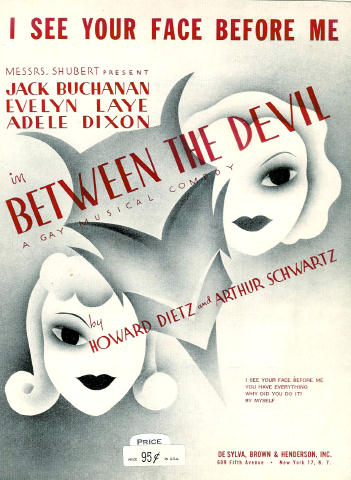 I See Your Face Before Me - Howard Dietz, Arthur Schwartz I See Your Face Before Me - Howard Dietz, Arthur Schwartz